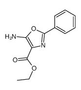 ETHYL 5-AMINO-2-PHENYLOXAZOLE-4-CARBOXYLATE structure