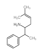 6-methyl-2-phenyl-hept-5-en-3-amine结构式