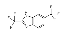 2,5-BIS(TRIFLUOROMETHYL)-1H-BENZIMIDAZOLE结构式