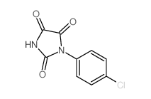 2,4,5-Imidazolidinetrione,1-(4-chlorophenyl)- Structure