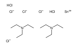 Bis(N,N-diethylethanaminium) hexachlorostannate(2-)结构式