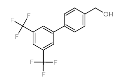 [4-[3,5-bis(trifluoromethyl)phenyl]phenyl]methanol Structure