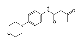 4'-morpholinoacetoacetanilide structure