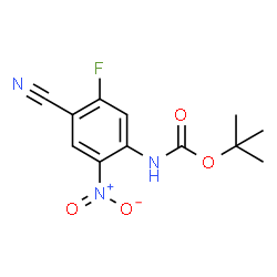 2-氟-4-(BOC-氨基)-5-硝基苯甲腈图片