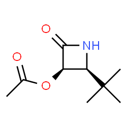 2-Azetidinone,3-(acetyloxy)-4-(1,1-dimethylethyl)-,(3R,4S)-rel-(9CI) picture