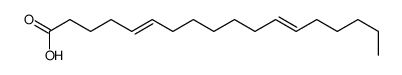 octadeca-5,12-dienoic acid Structure