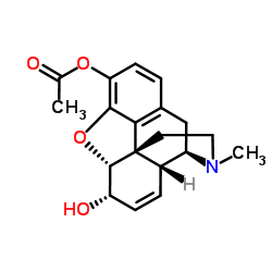 3-Monoacetylmorphine结构式