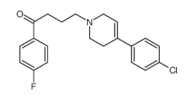 4(4-chlorophenyl)-1-(4-(4-fluorophenyl)-4-oxobutyl)-1,2,3,6-tetrahydropyridine hydrochloride Structure