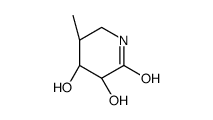 2-Piperidinone, 3,4-dihydroxy-5-methyl-, (3R,4R,5R)- (9CI)结构式