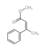 methyl (E)-3-phenylbut-2-enoate结构式