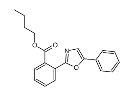 butyl 2-(5-phenyl-1,3-oxazol-2-yl)benzoate结构式