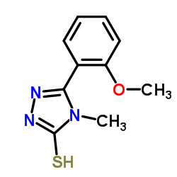 5-(2-METHOXYPHENYL)-4-METHYL-4H-1,2,4-TRIAZOLE-3-THIOL structure