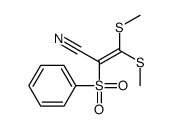 phenylsulfonyl ketenethioacetal Structure