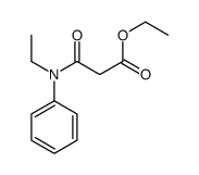 ethyl 3-(N-ethylanilino)-3-oxopropanoate Structure