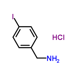 1-(4-Iodophenyl)methanamine hydrochloride (1:1) structure