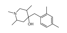 4-[(2,4-dimethylphenyl)methyl]-1,2,5-trimethylpiperidin-4-ol Structure