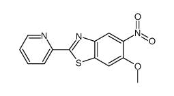 6-methoxy-5-nitro-2-pyridin-2-yl-1,3-benzothiazole Structure