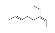 6-ethyl-2-methylocta-2,6-diene结构式