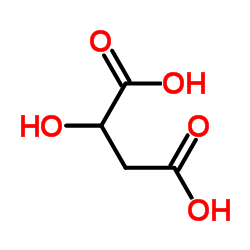 (±)-Malic Acid Structure