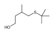 4-tert-butylsulfanyl-3-methylbutan-1-ol Structure