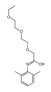 N-(2,6-dimethylphenyl)-2-[2-(2-ethoxyethoxy)ethoxy]acetamide结构式