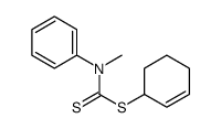 cyclohex-2-en-1-yl N-methyl-N-phenylcarbamodithioate Structure