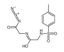 2-[[2-[(4-methylphenyl)sulfonylamino]acetyl]amino]acetyl azide Structure