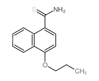 4-propoxynaphthalene-1-carbothioamide Structure