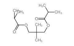 [2,2-dimethyl-3-(2-methylpropanoyloxy)propyl] 2-methylpropanoate结构式