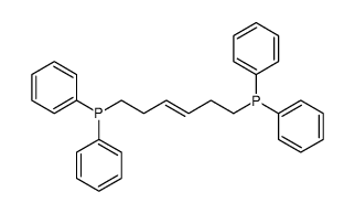 1,6-bis(diphenylphosphino)-trans-hex-3-ene结构式