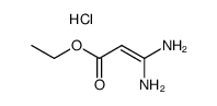 3,3-diamino-acrylic acid ethyl ester hydrochloride结构式