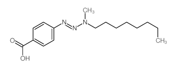 4-(methyl-octyl-amino)diazenylbenzoic acid结构式