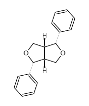 (+/-)-1ξ,4ξ-Diphenyl-(3ar,6ac)-tetrahydro-furo[3,4-c]furan结构式