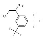 (RS)-1-[3,5-BIS(TRIFLUOROMETHYL)PHENYL]PROPYLAMINE Structure