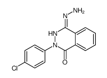 2-(4-chlorophenyl)-4-hydrazinylphthalazin-1-one Structure