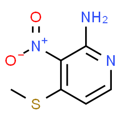 4-(METHYLTHIO)-3-NITROPYRIDIN-2-AMINE Structure