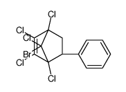 7-bromo-1,2,3,4,7-pentachloro-5-phenylbicyclo[2.2.1]hept-2-ene结构式