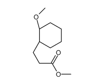 methyl 3-[(1S,2S)-2-methoxycyclohexyl]propanoate Structure