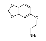 2-(benzo[d][1,3]dioxol-5-yloxy)ethanamine Structure