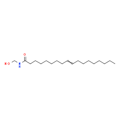 N-(Hydroxymethyl)-9-octadecenamide Structure