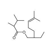 [(2R)-2-ethyl-6-methylhept-5-enyl] (2S)-2,3-dimethylbutanoate结构式