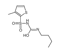 1-butyl-3-(3-methylthiophen-2-yl)sulfonylurea Structure