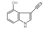 3-CYANO-4-HYDROXYINDOLE Structure