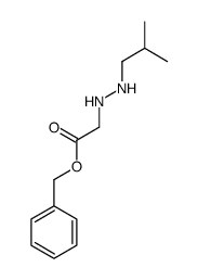 benzyl 2-[2-(2-methylpropyl)hydrazinyl]acetate Structure