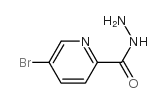 2-Pyridinecarboxylicacid,5-bromo-,hydrazide(9CI) structure