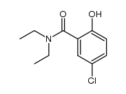 5-chloro-N,N-diethyl-2-hydroxy-benzamide结构式