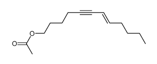 (E)-7-dodecen-5-yn-1-yl acetate Structure