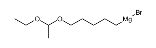 (5-(1-ethoxyethoxy)pentyl)magnesium bromide结构式