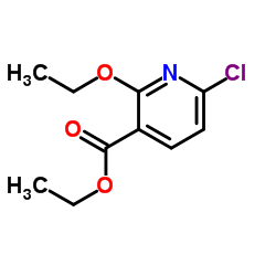 Ethyl 6-chloro-2-ethoxynicotinate Structure