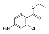 5-胺基-3-氯-2-甲酸乙酯吡啶结构式